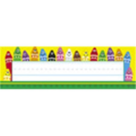 Desk Toppers Colorful Crayons-36/Pk 2 X 9